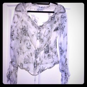floral  print blouse Authentic Anne Fontaine